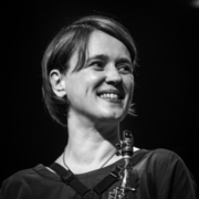 Ingrid Laubrock, member of Mary Halvorson Octet
