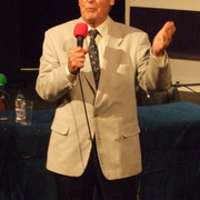 Nicholas Parsons, member of The “Just a Minute” Team
